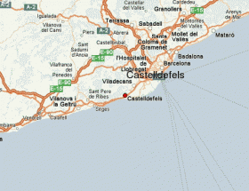 Castelldefels….mapa De Entorno